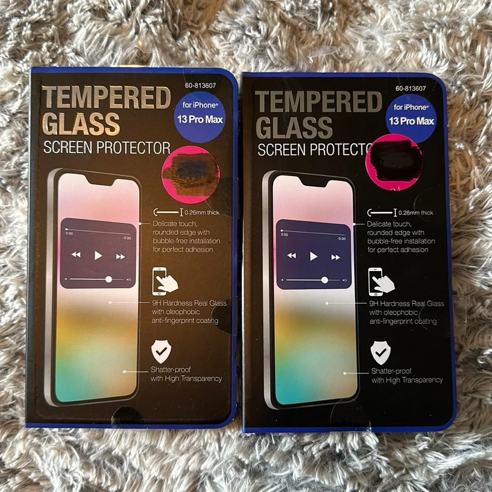 Tempered glass for iPhone 13 Pro Max set of 2 - Picture 1 of 2